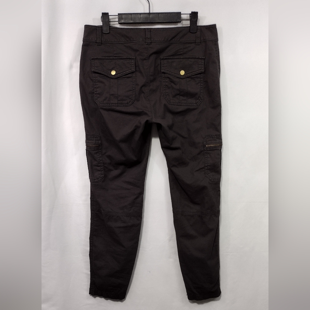 Athleta Cargo Pants Women's 8 Gray Casual Retro 90s Y2K Utility Sporty Outdoor - Picture 5 of 8